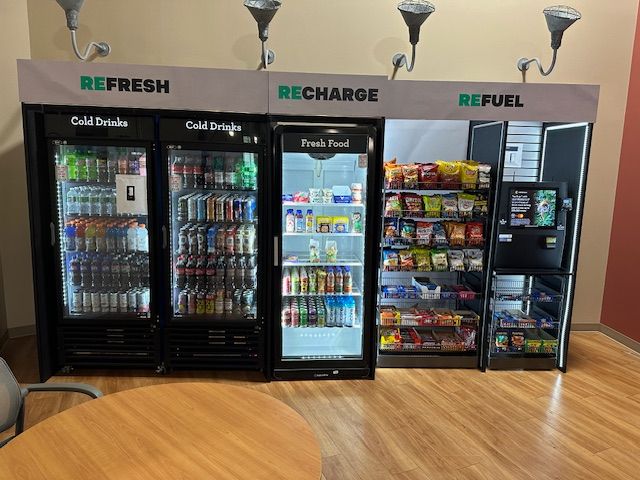A beautiful office micro market from Avcoa vending. Office Micro Markets​ from Avcoa Vending, Chicago, IL.